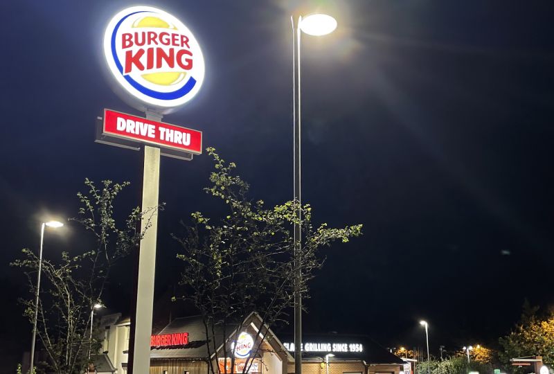 Marwood Lighting Solutions - Burger King Car Park 4
